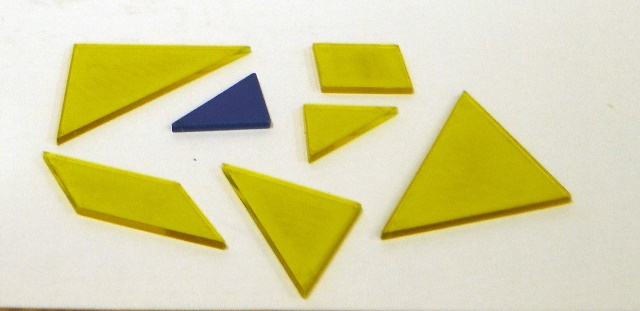 Tangram (pièces jaunes)